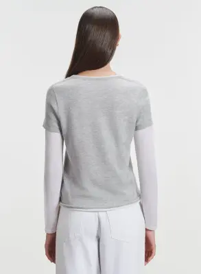 T-shirt en cachemire — photo 2