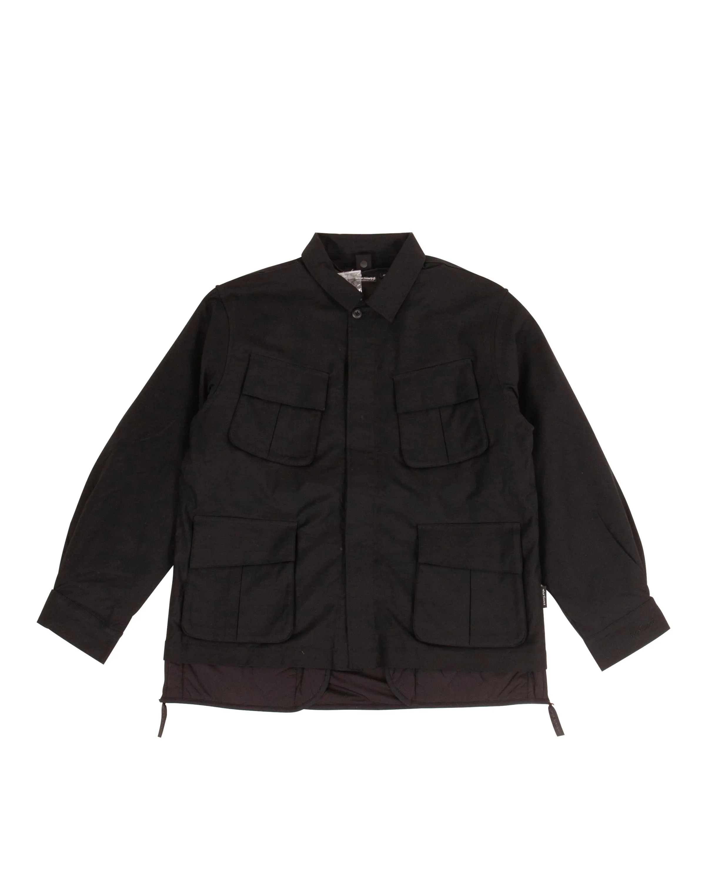 Bdu + Quilting Attachable Jacket Black