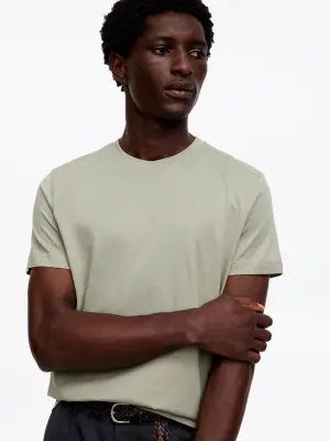 T-shirt classique 170 GSM - Vert poudré — photo 3
