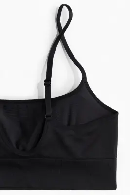 Bralette paddée Seamless - Noir — photo 3