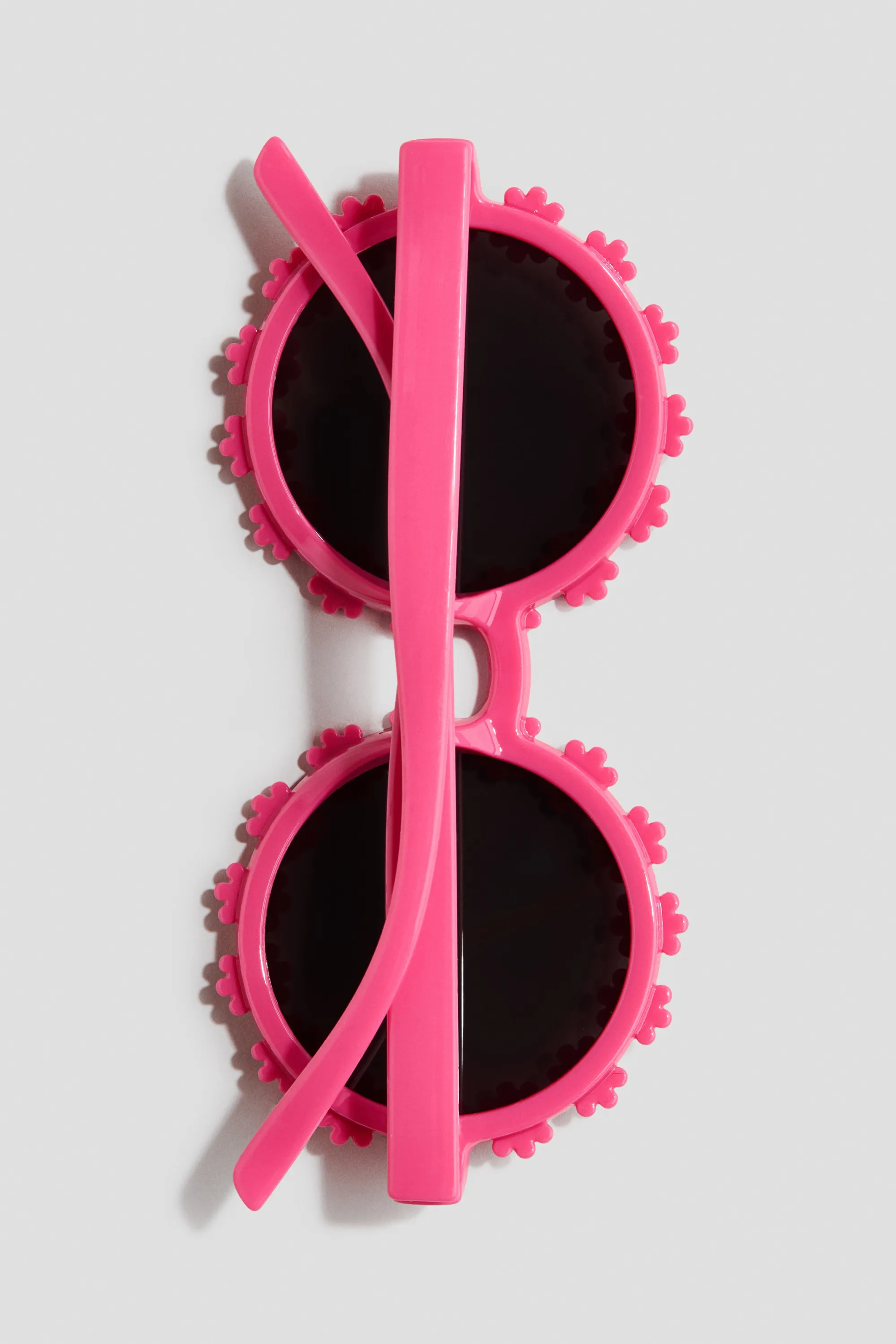 Lunettes de soleil rondes - Rose/fleurs