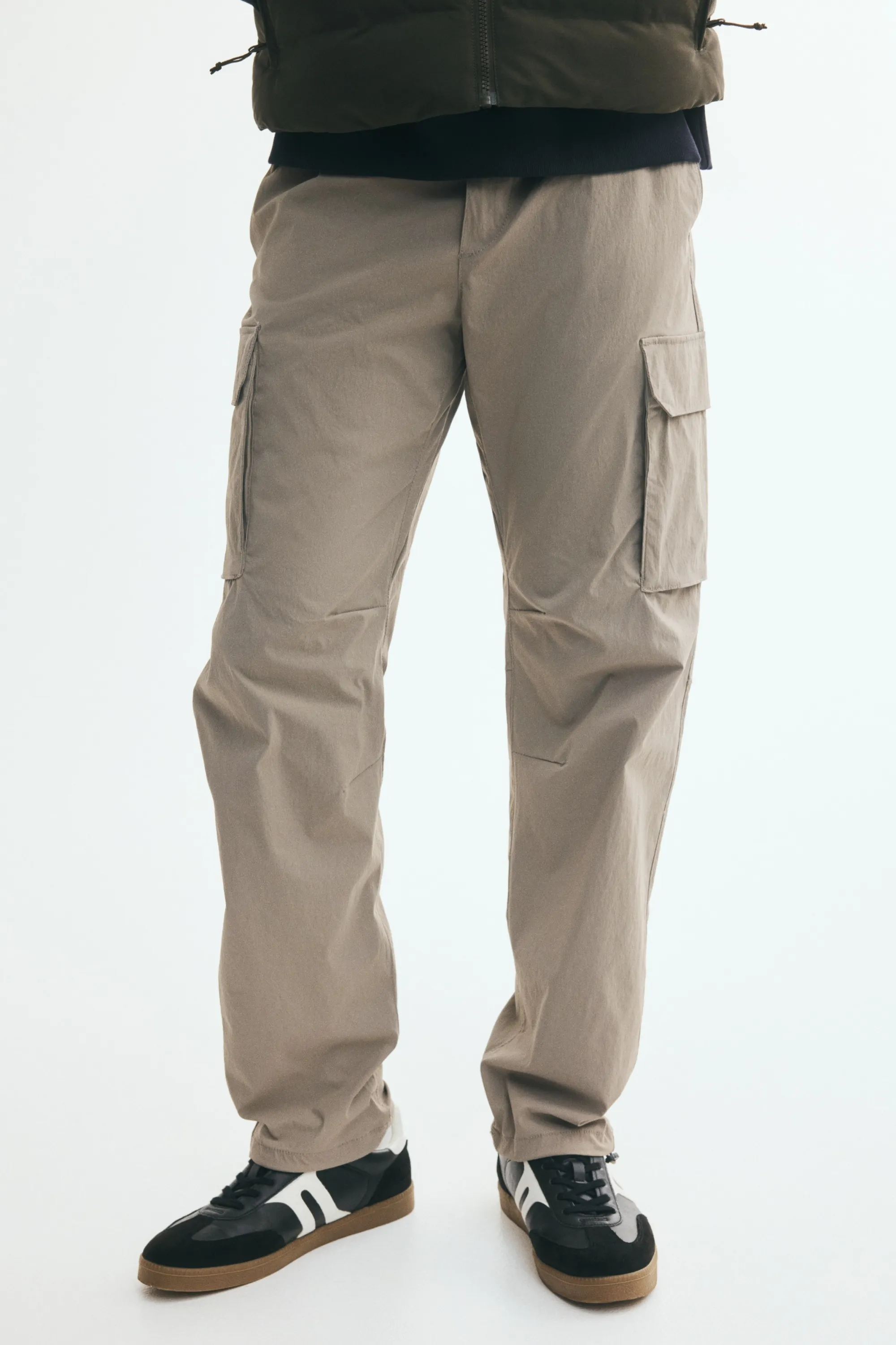 Pantalon cargo Regular Fit - Taupe
