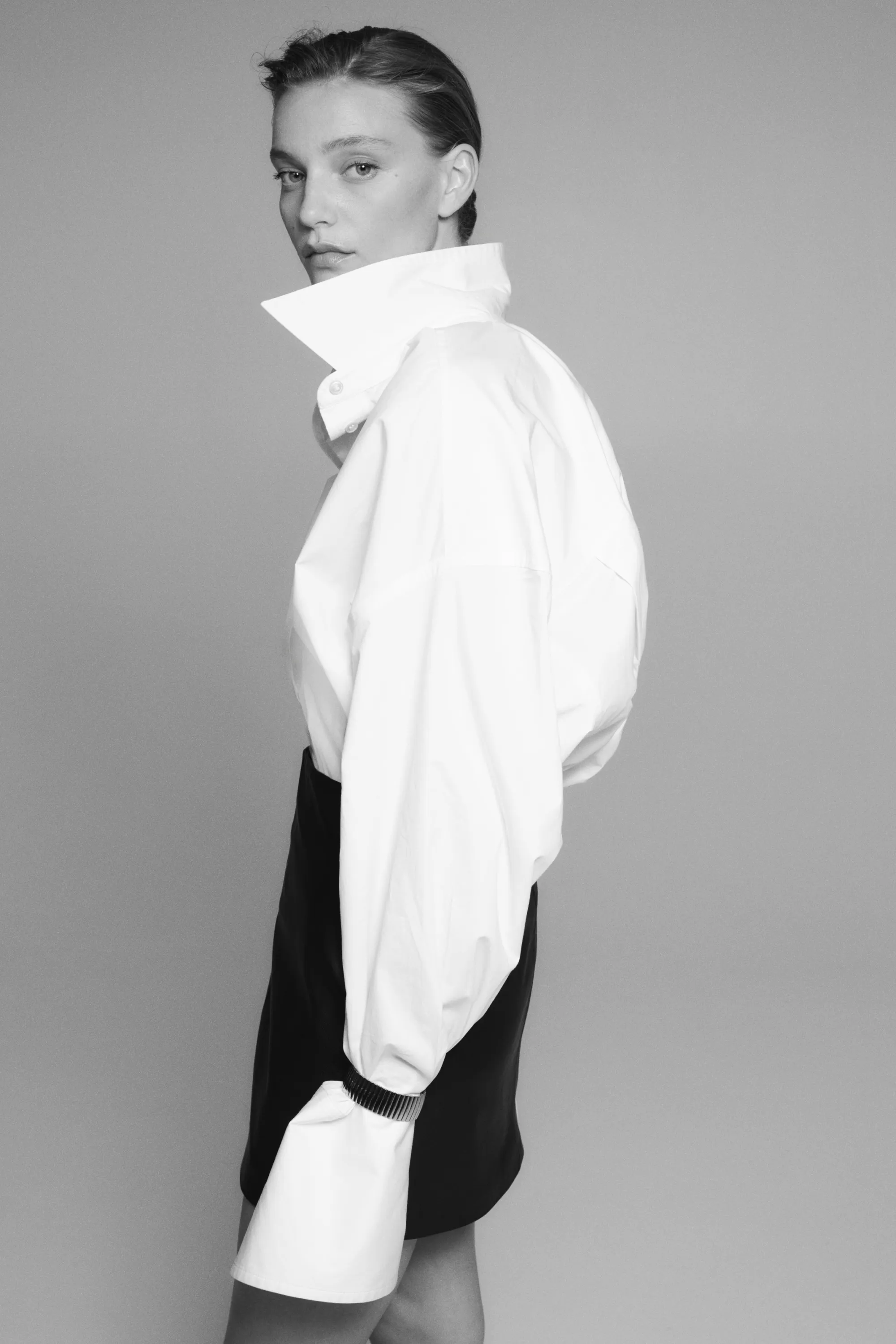 Jupe taille haute - Noir
