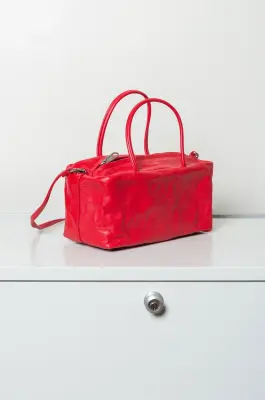 Zilla – NAPPA LEATHER MINI DUFFLE BAG 384 NAP – ROSSO — photo 4
