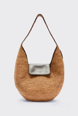 Panier Umbra raphia et chocolat — photo 1