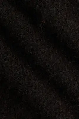 Pull sans manches avec col cheminée - Marron foncé — photo 4