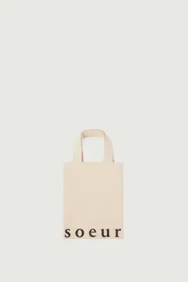 MINI TOTE BAG ÉCRU — photo 1