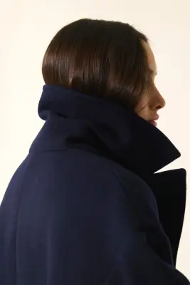 Manteau Yasmine Marine — photo 2