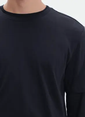 T-shirt en coton et cachemire — photo 3