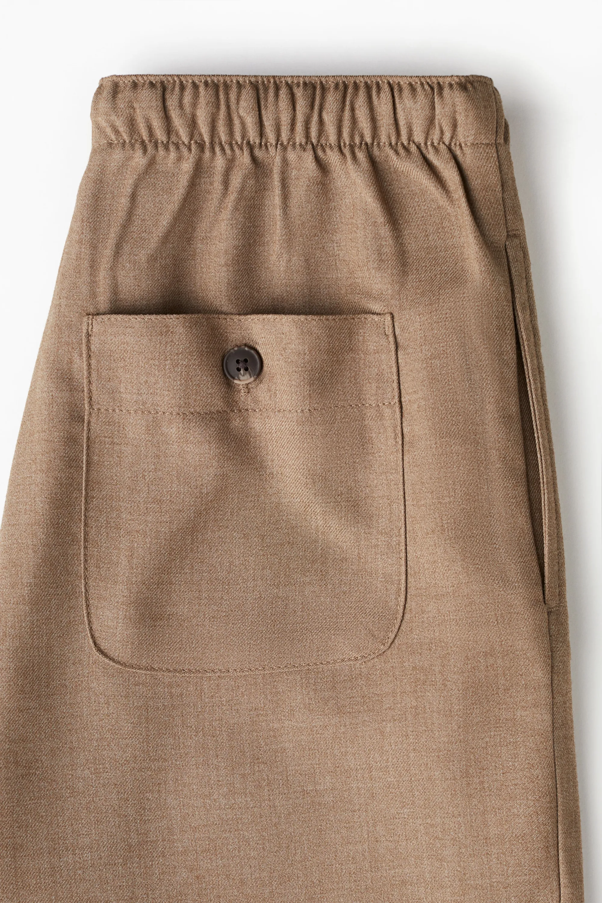 Pantalon avec cordon de serrage - Beige