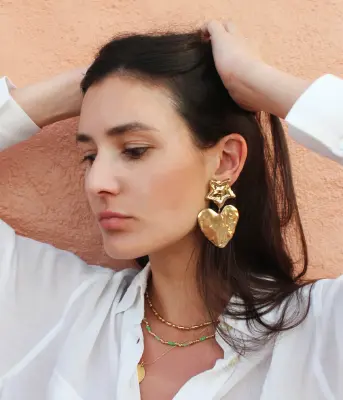 Caprice Paris – Boucles d’oreilles Narcisse — photo 2