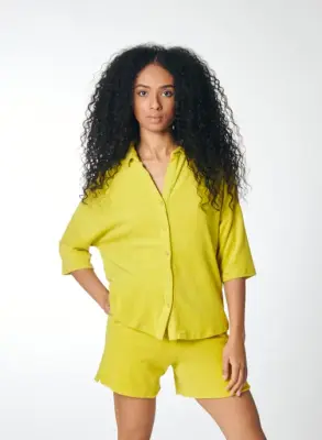 Chemise en coton et modal