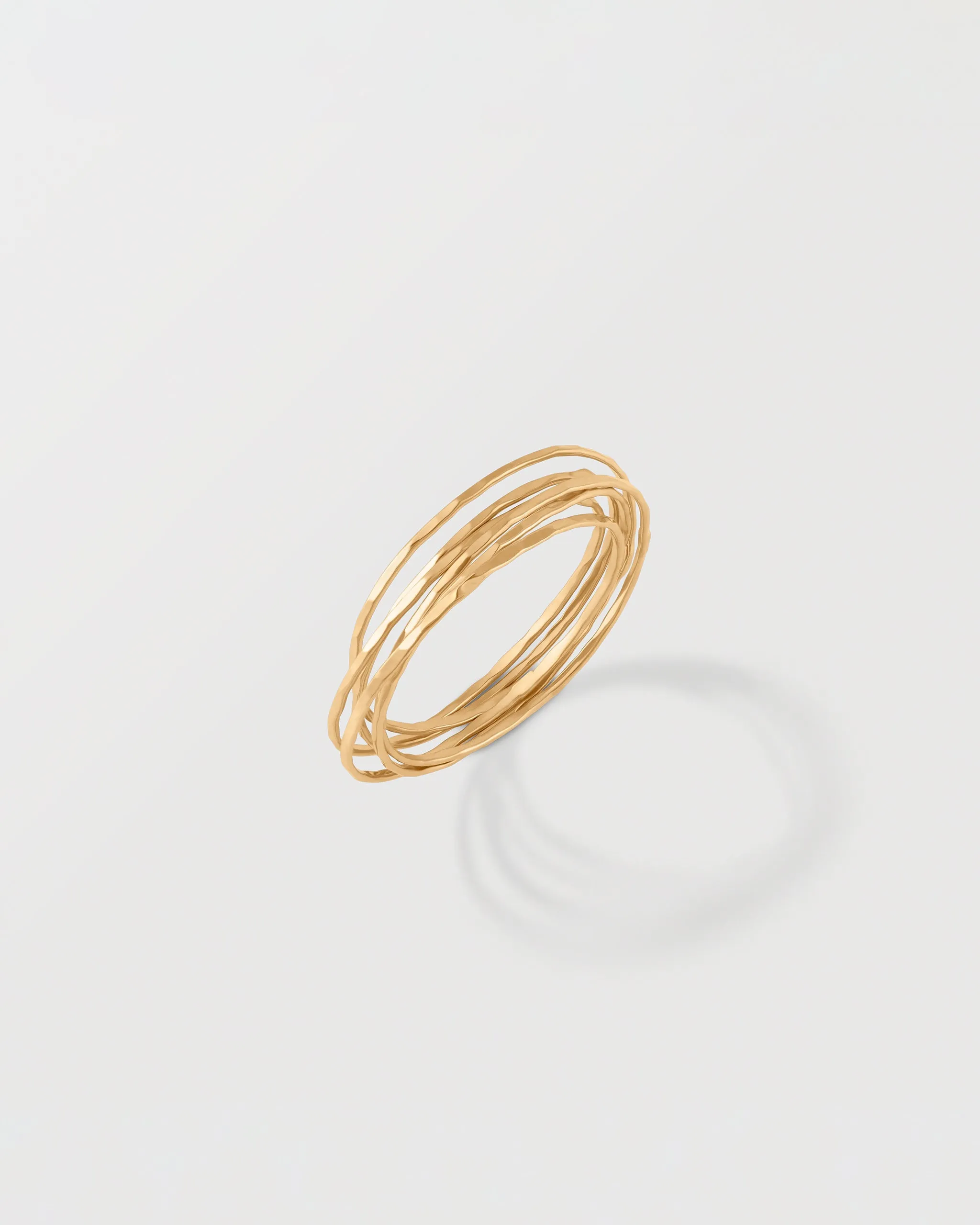 BAGUE OLYMPE - Or blanc 18 carats