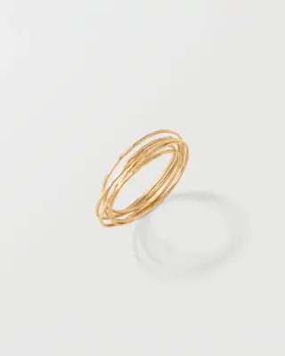 BAGUE OLYMPE - Or blanc 18 carats — photo 1