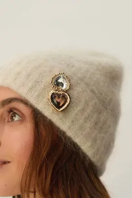 Broche Norma Argent/Coffee — photo 3