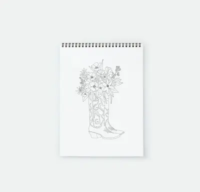 Carnet de coloriage pour adultes Exotic Bath Tub — photo 4