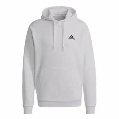 ADIDAS SWEAT CAPUCHE Blanc GRANDE LONGUEUR — photo 1