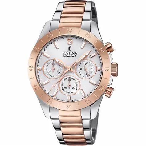 Montre chrono femme f20398