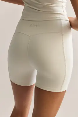 Short cycliste avec poche SoftMove™ - Ivoire — photo 3