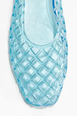 Ballerines jelly - Turquoise clair — photo 2