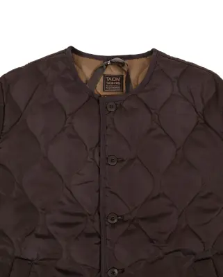 Military Crewneck Down Coat Black — photo 2