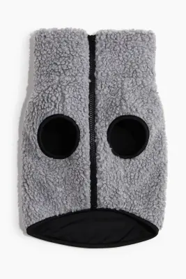 Veste pour chien en tissu Teddy bear - Gris — photo 1