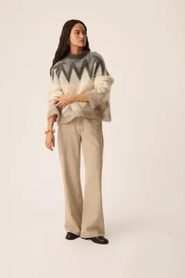 Pull Althea Jacquard Galet — photo 3