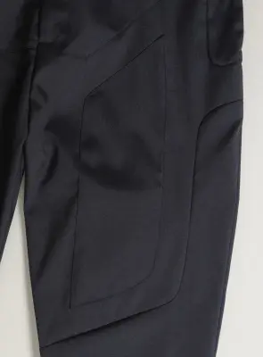 Bionic Pants in Navy Blue Grained Nylon — photo 2