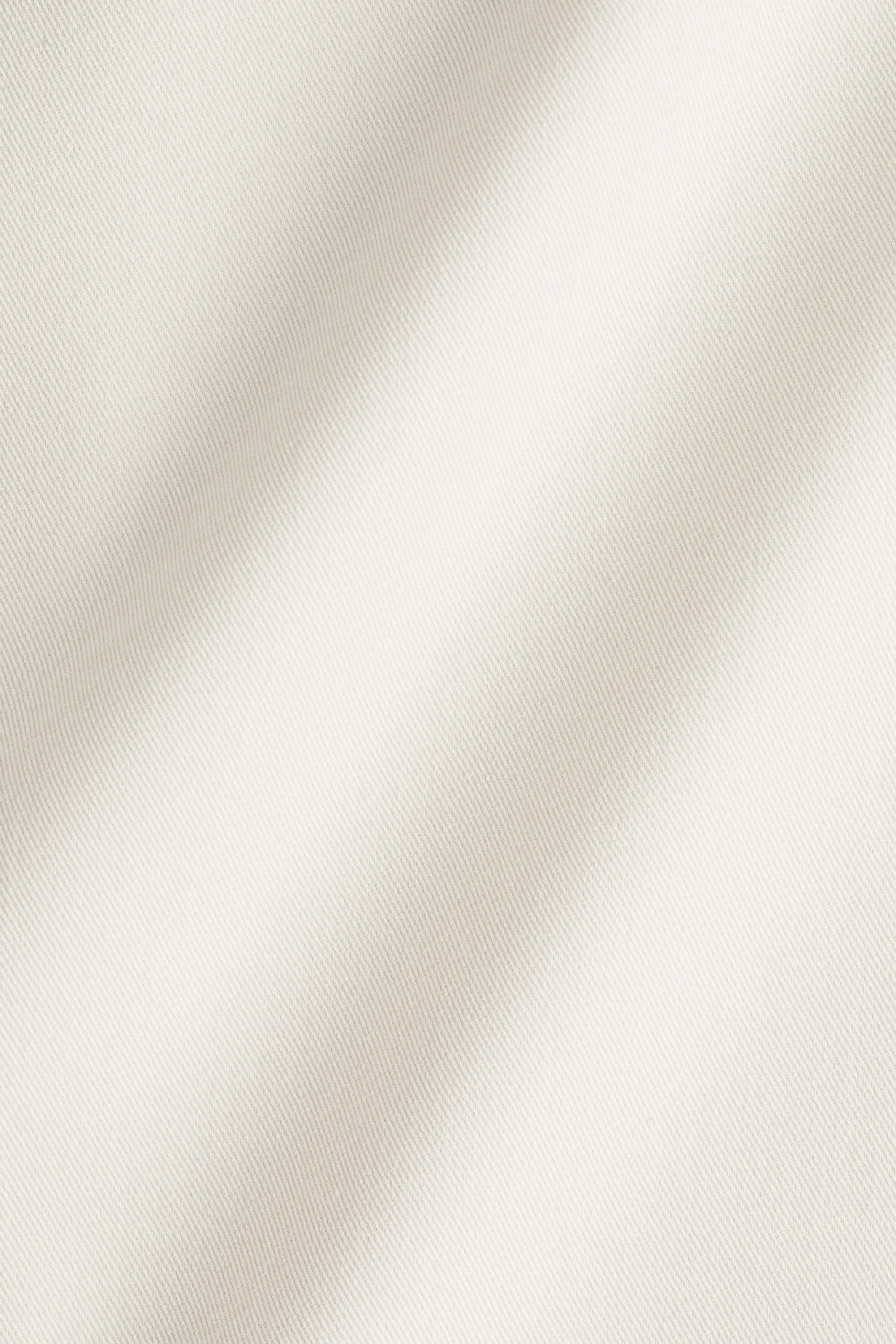 Robe droite en twill - Crème
