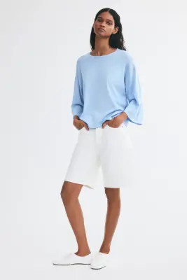 Pull loose - Bleu clair — photo 1