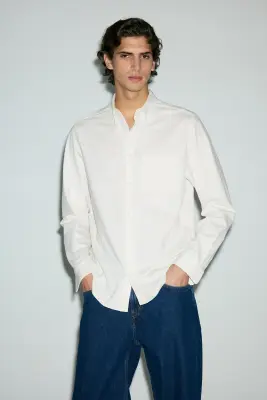 Chemise Four-way Stretch - Blanc — photo 2