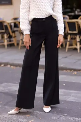Nala Stretch Pants - Black — photo 2