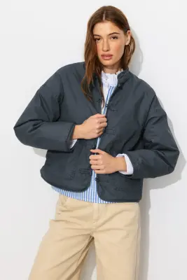 Veste en toile et moumoute — photo 2