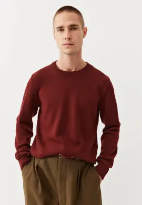 Le pull épais - Bordeaux
