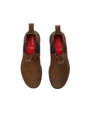 x Filson Chelsea Boots #2535 Sienna Brown Wax Suede — photo 4