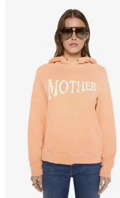 Nouveau ! MOTHER Sweat The Big Square Hoodie Mother Paint Abricot COMING SOON ! PRÉCOMMANDE !