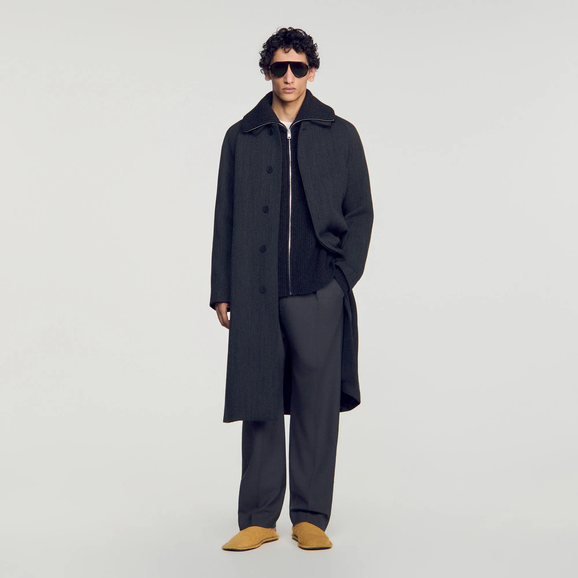 Manteau oversize et long