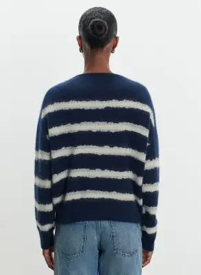 Pull en laine, fox et polyamide — photo 2