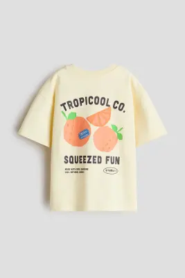 T-shirt imprimé - Jaune clair/Tropicool — photo 1