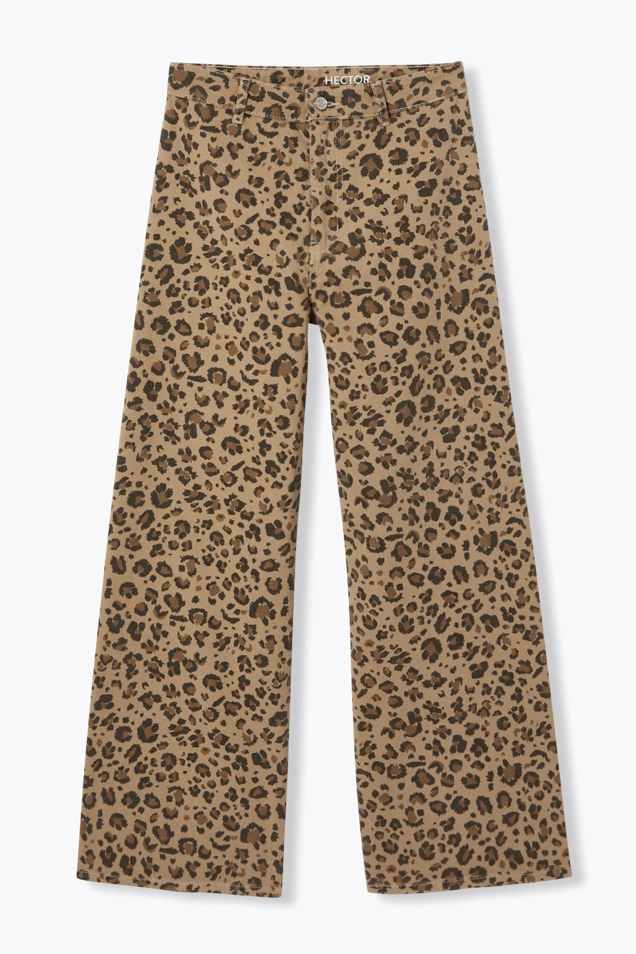 HECTOR pantalon large léopard