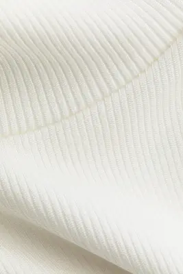 Top à col cheminée en viscose - Blanc — photo 4