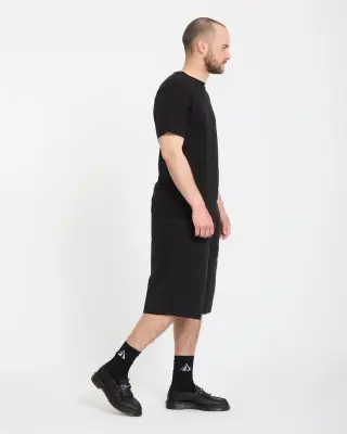 Short volcom chillow pleat 24 chino – black — photo 5