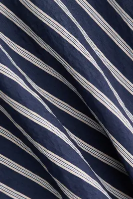 Jupe asymétrique - Bleu foncé/rayé — photo 4