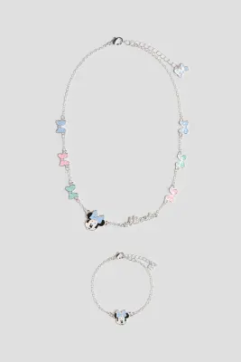 Parure de bijoux 2 pièces - Argenté/Minnie — photo 2