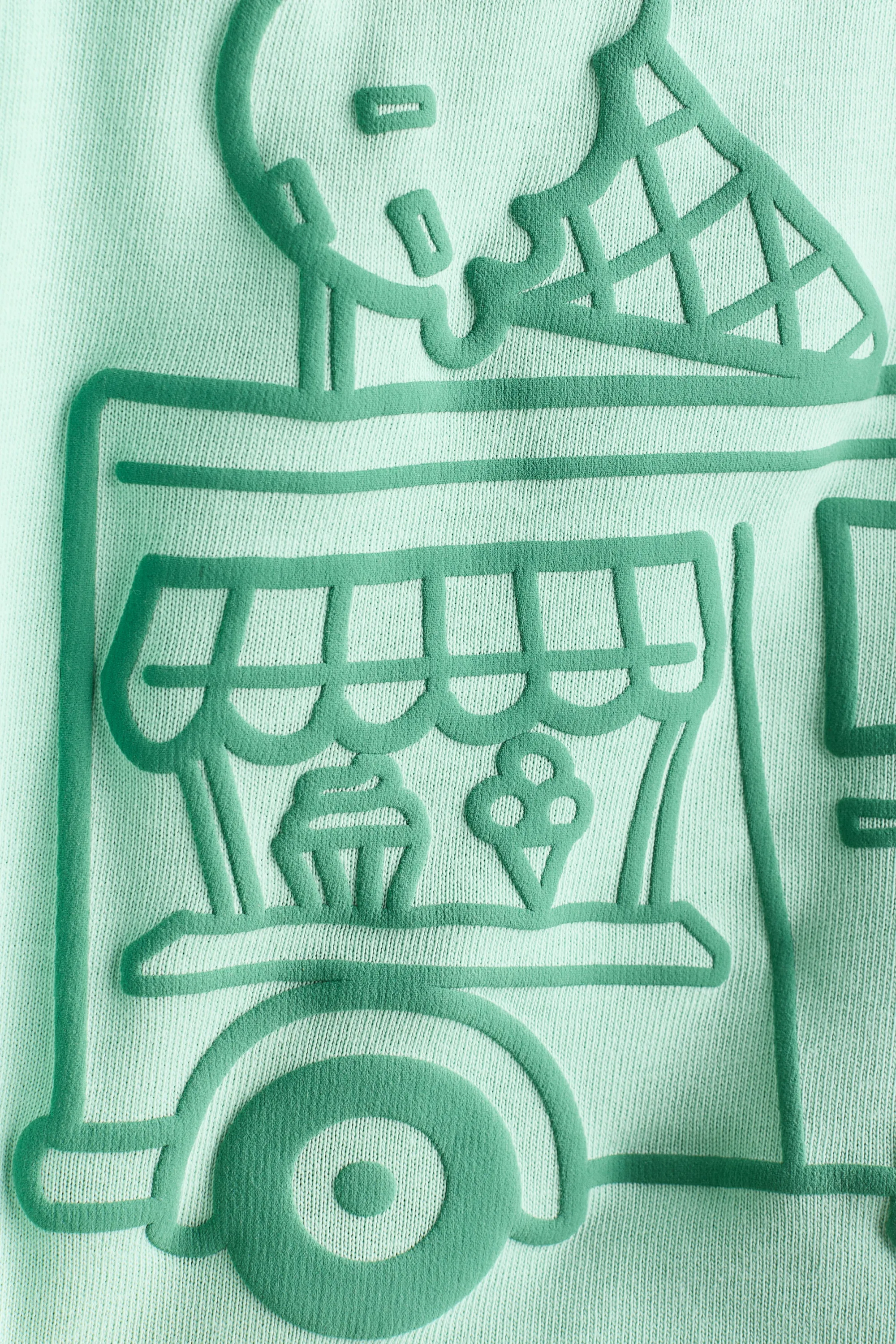 T-shirt imprimé - Verte clair/Gelato