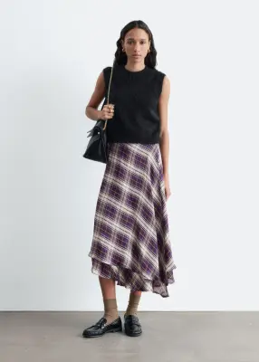 Débardeur en maille de mohair mélangé - Noir — photo 3