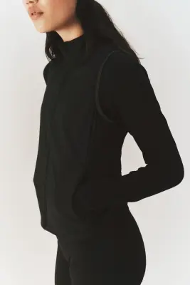 Veste de sport déperlante sans manches - Noir — photo 4