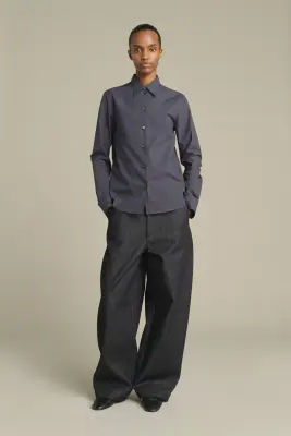 CHEMISE LAVINIA BLEU NUIT — photo 1