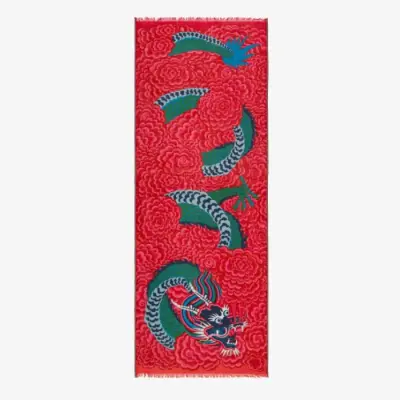 Écharpe Dragon Fuchsia — photo 1
