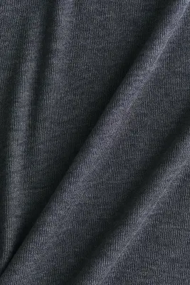 Top sans manches avec col cheminée - Gris foncé chiné — photo 3